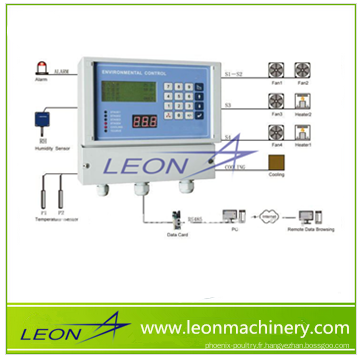 Contrôleur d&#39;environnement automatique intelligent Leon pour ferme avicole